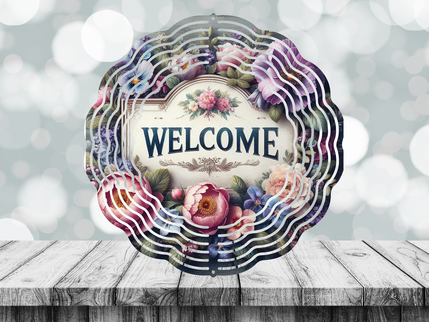 Welcome Wind Spinner 8 inch/10 inch