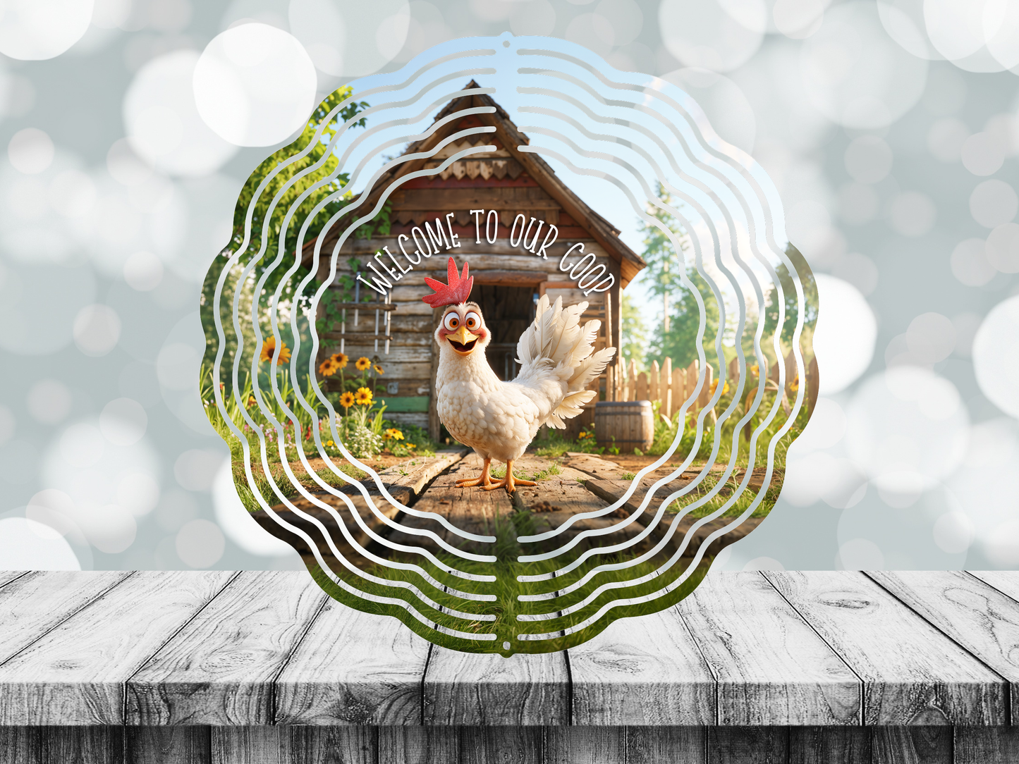 Chicken Spinner Wind Spinner 8inch/10inch