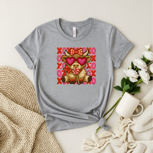 Cow Love Women’s Valentine’s Day Tees | Rustic, Cute & Comfy