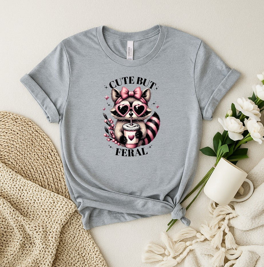 Cute but Feral Short/Long Sleeve Shirt