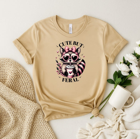 Cute but Feral Short/Long Sleeve Shirt