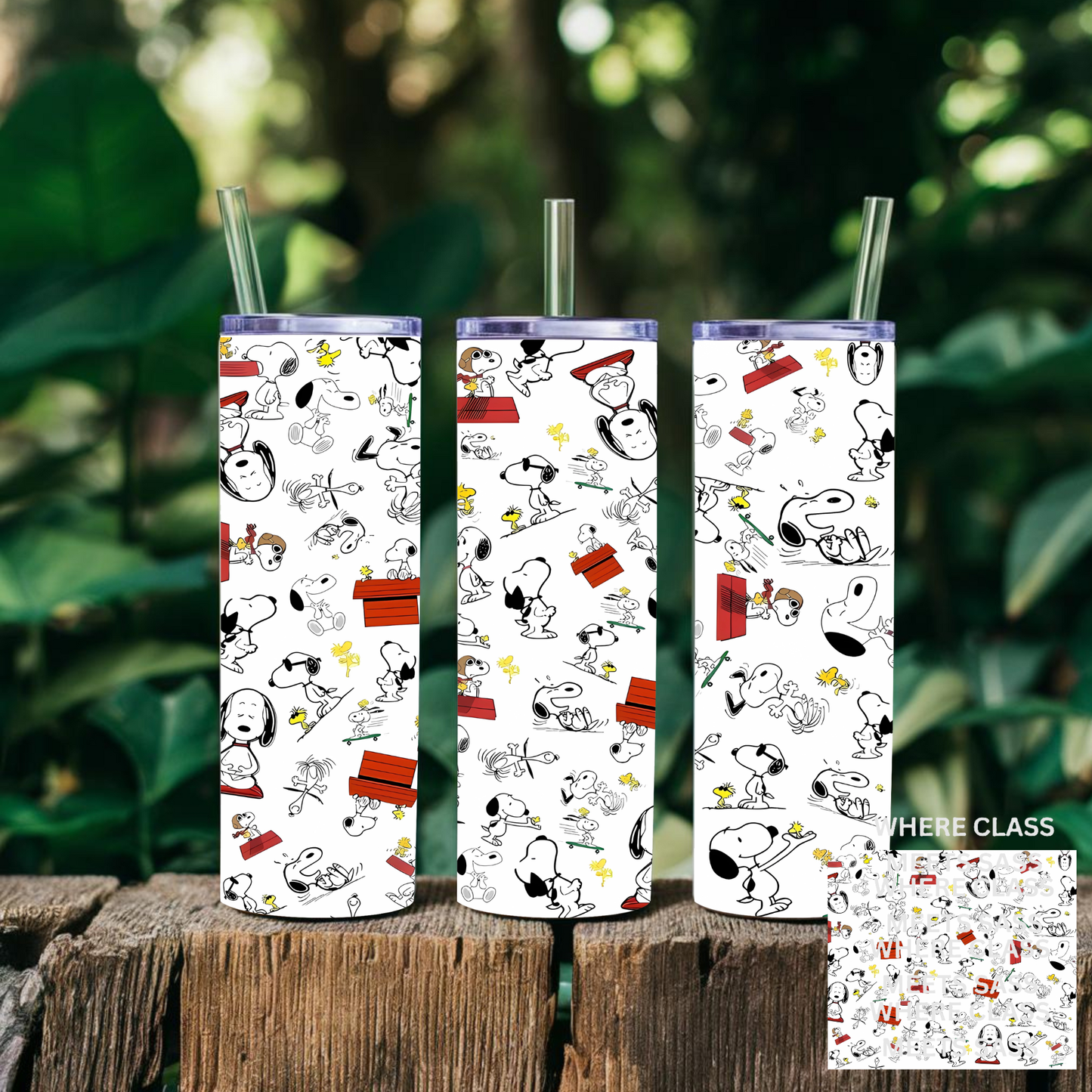 Snoopy 2wm 20oz Tumblers