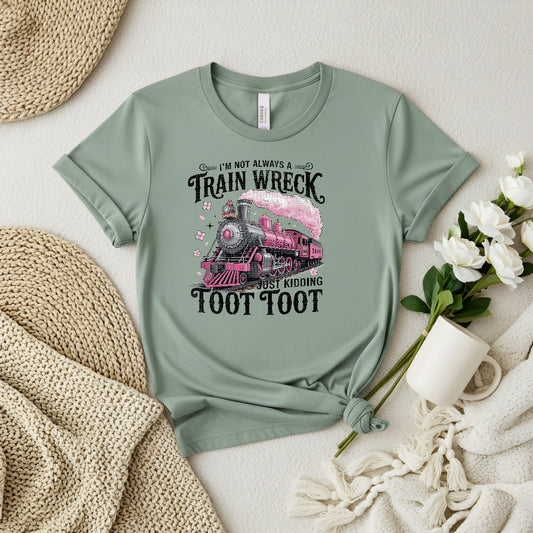 Train Wreck Graphic Tee