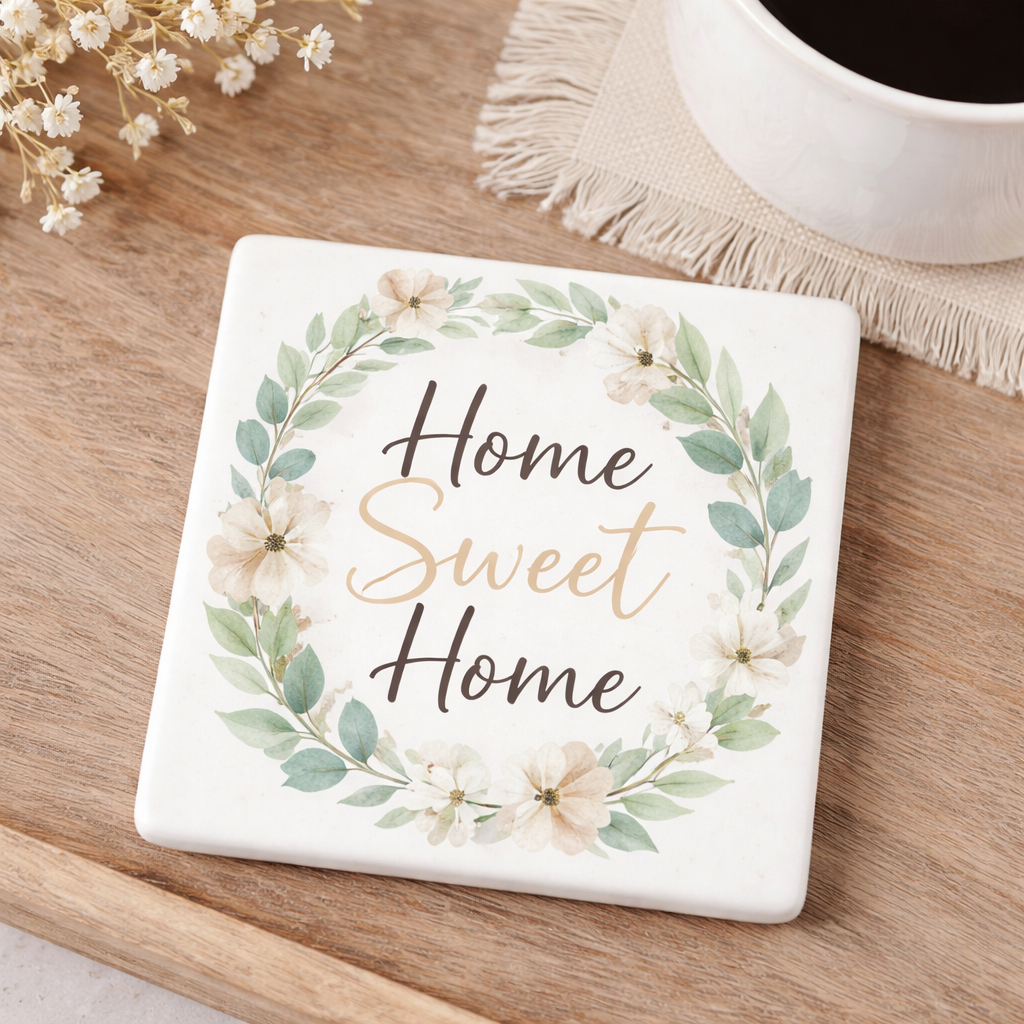 Square Ceramic Coaster Collection