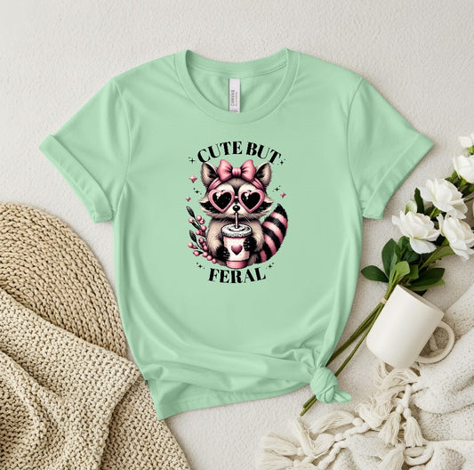 Cute but Feral Short/Long Sleeve Shirt