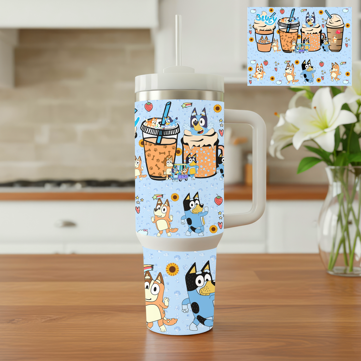 Bluey 40 oz Tumbler