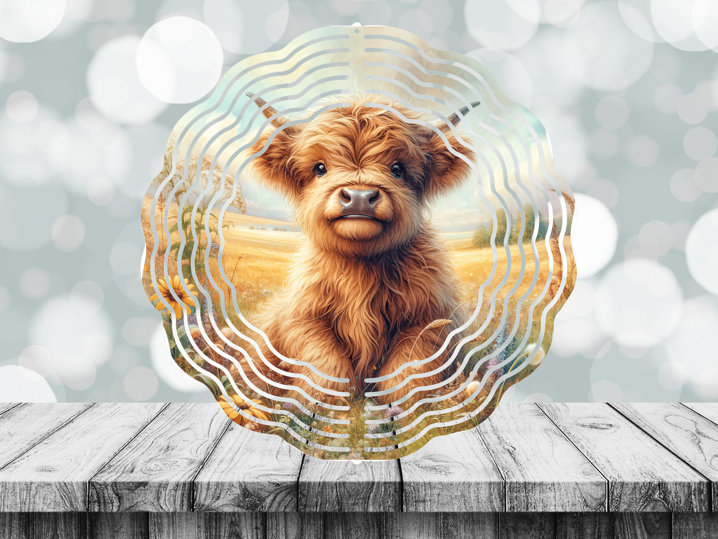 Cow Spinner1 Wind spinner 8 inch/10inch