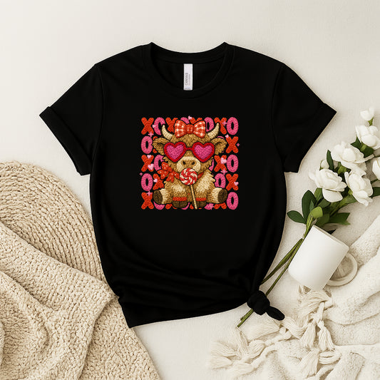 Cow Love Women’s Valentine’s Day Tees | Rustic, Cute & Comfy