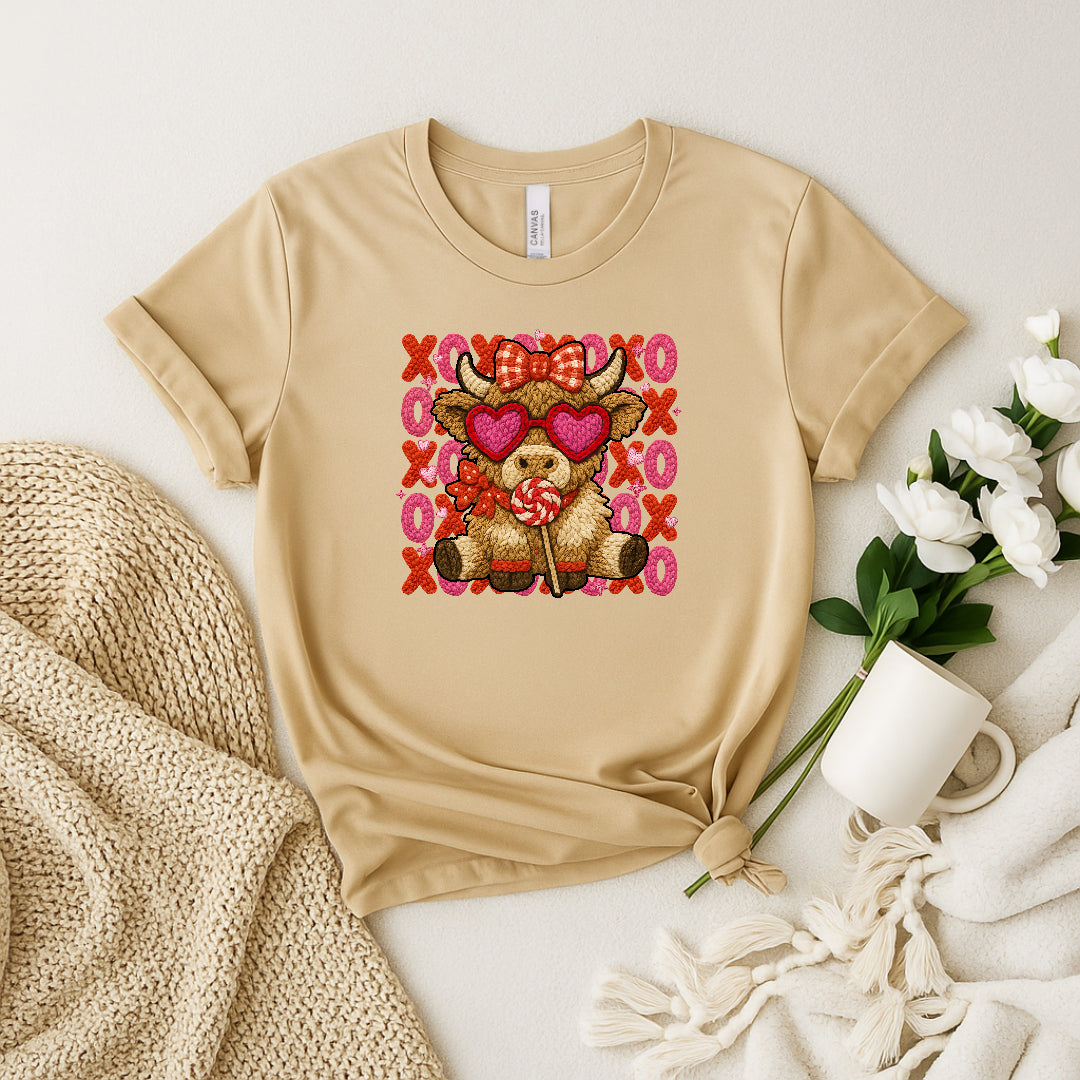 Cow Love Women’s Valentine’s Day Tees | Rustic, Cute & Comfy