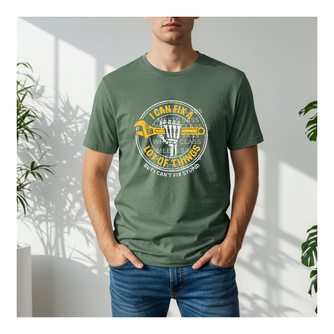 Fix Stupid Men’s Graphic Tees | Comfortable Everyday Shirts