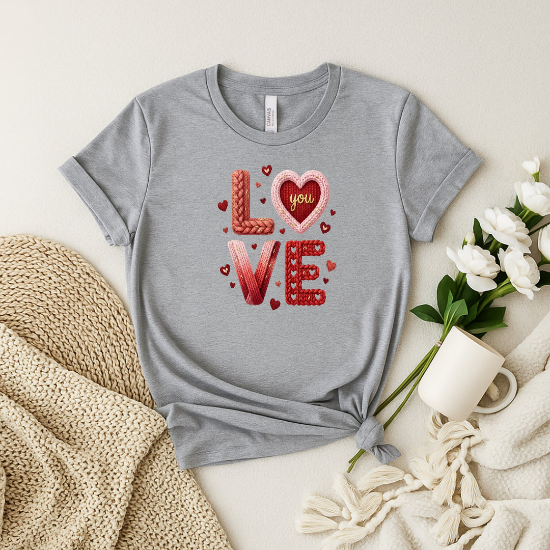 Love Women’s Valentine’s Day Tees | Rustic, Cute & Comfy