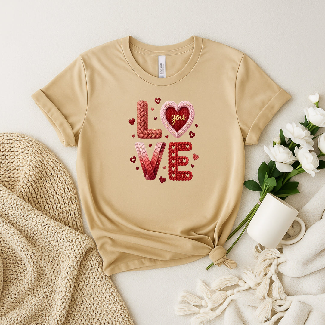 Love Women’s Valentine’s Day Tees | Rustic, Cute & Comfy