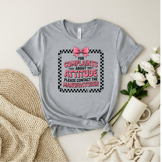 Contact the Manufacturer Short/Long Sleeve Shirt Tee