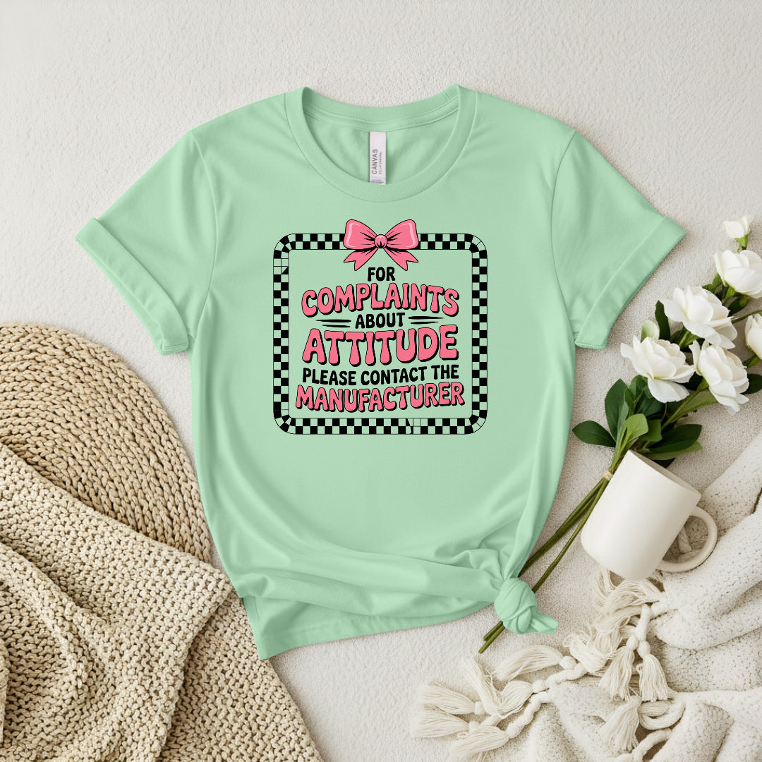 Contact the Manufacturer Short/Long Sleeve Shirt Tee