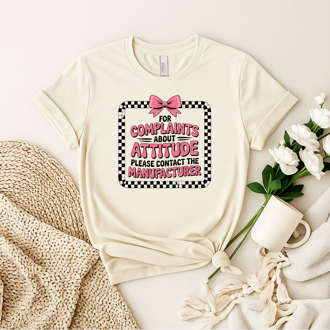 Contact the Manufacturer Short/Long Sleeve Shirt Tee