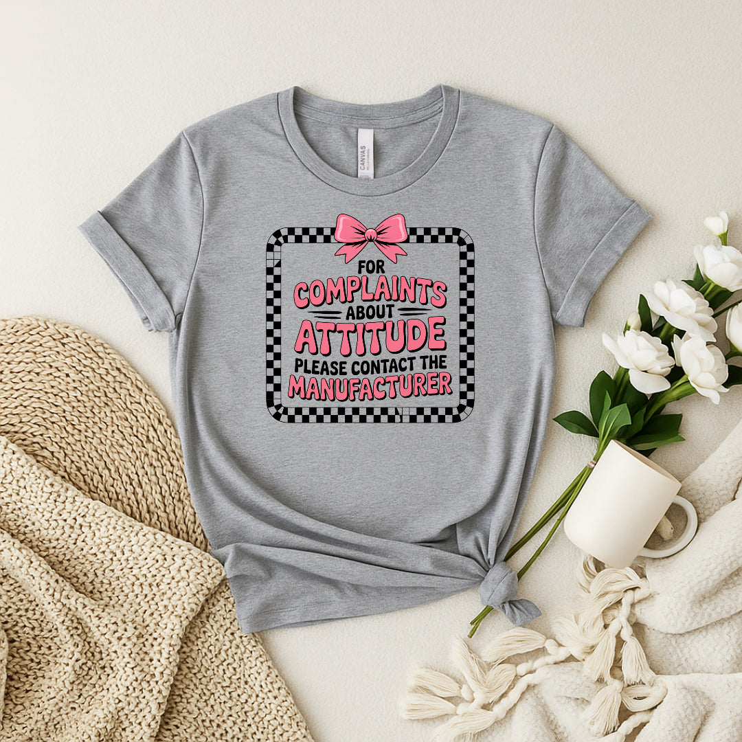 Contact the Manufacturer Short/Long Sleeve Shirt Tee