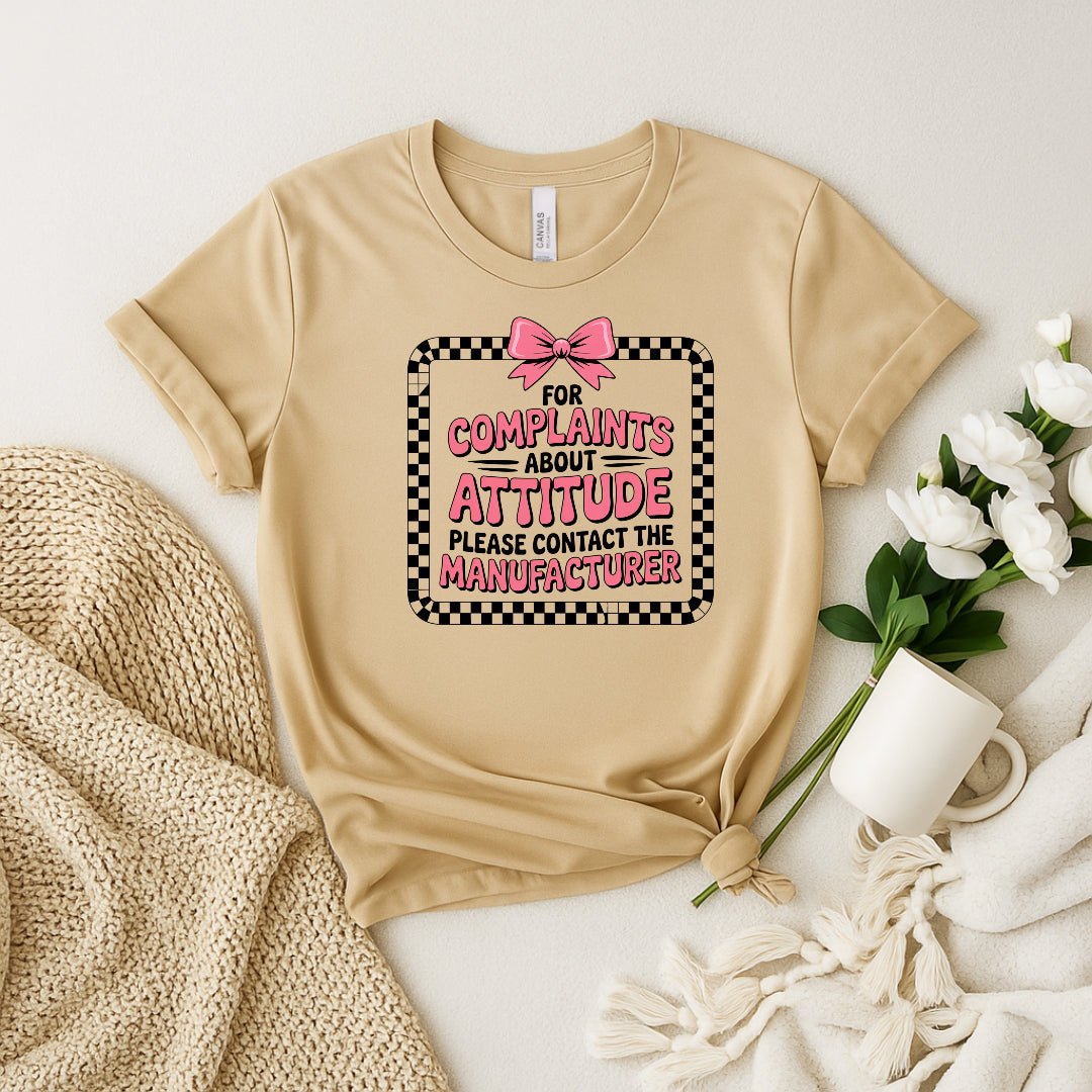 Contact the Manufacturer Short/Long Sleeve Shirt Tee