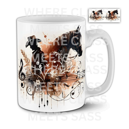 Country Music 11wm Coffee Mugs 11oz/15oz