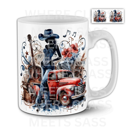 Country Music 12wm Coffee Mug 11oz/15oz