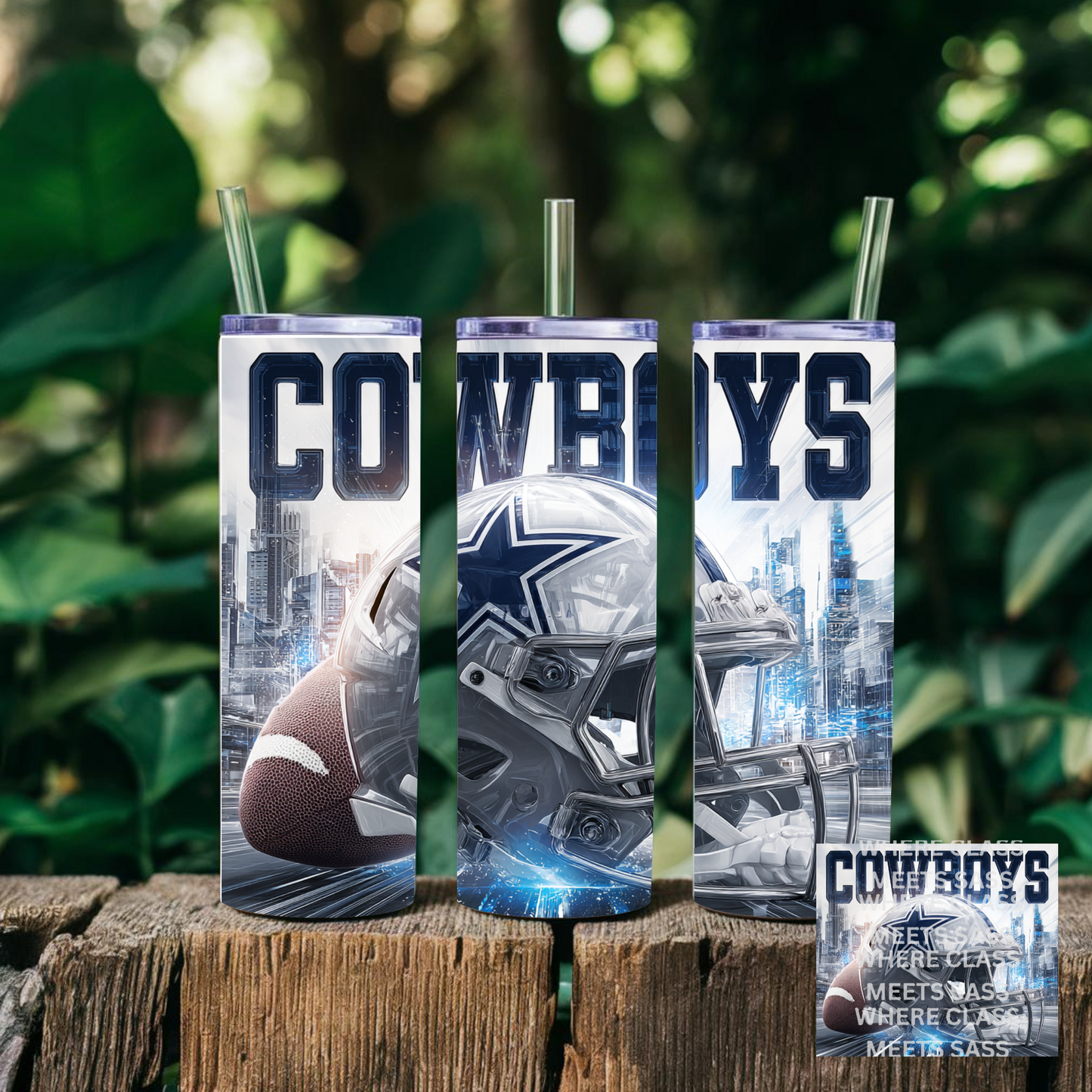 Dallas Cowboy 1wm 20 oz Tumbler