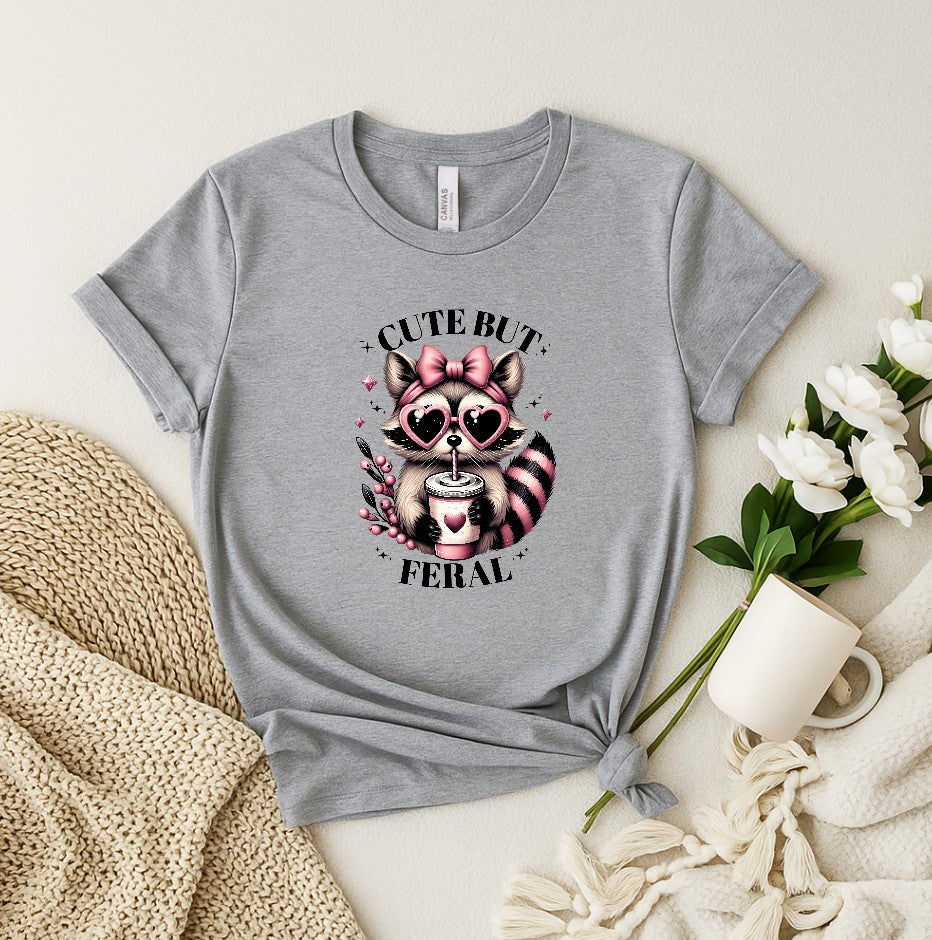 Cute but Feral Short/Long Sleeve Shirt