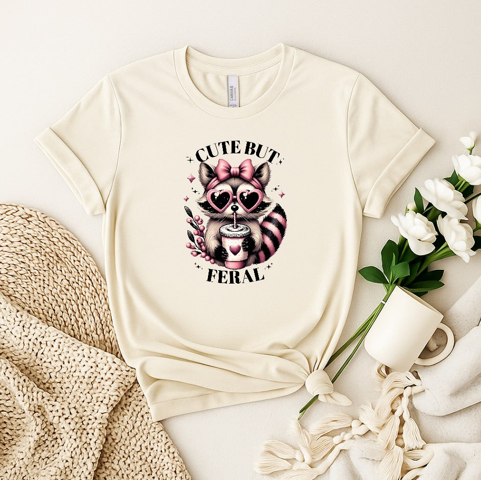 Cute but Feral Short/Long Sleeve Shirt