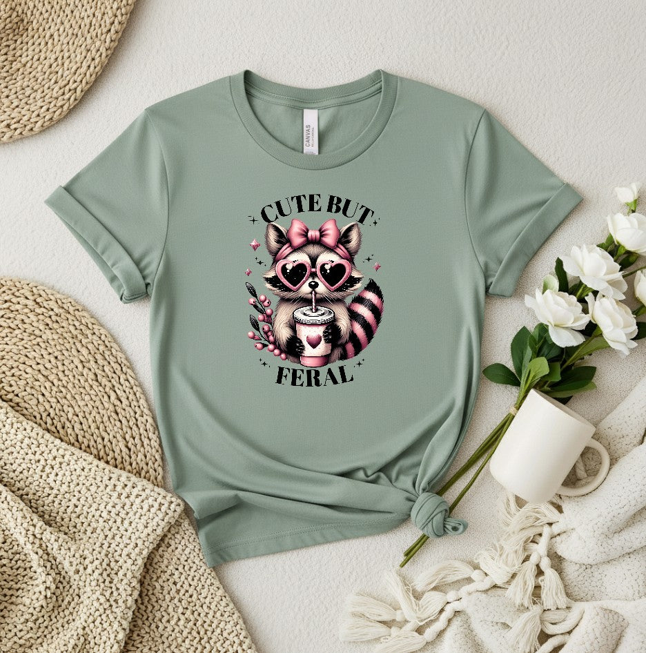 Cute but Feral Short/Long Sleeve Shirt