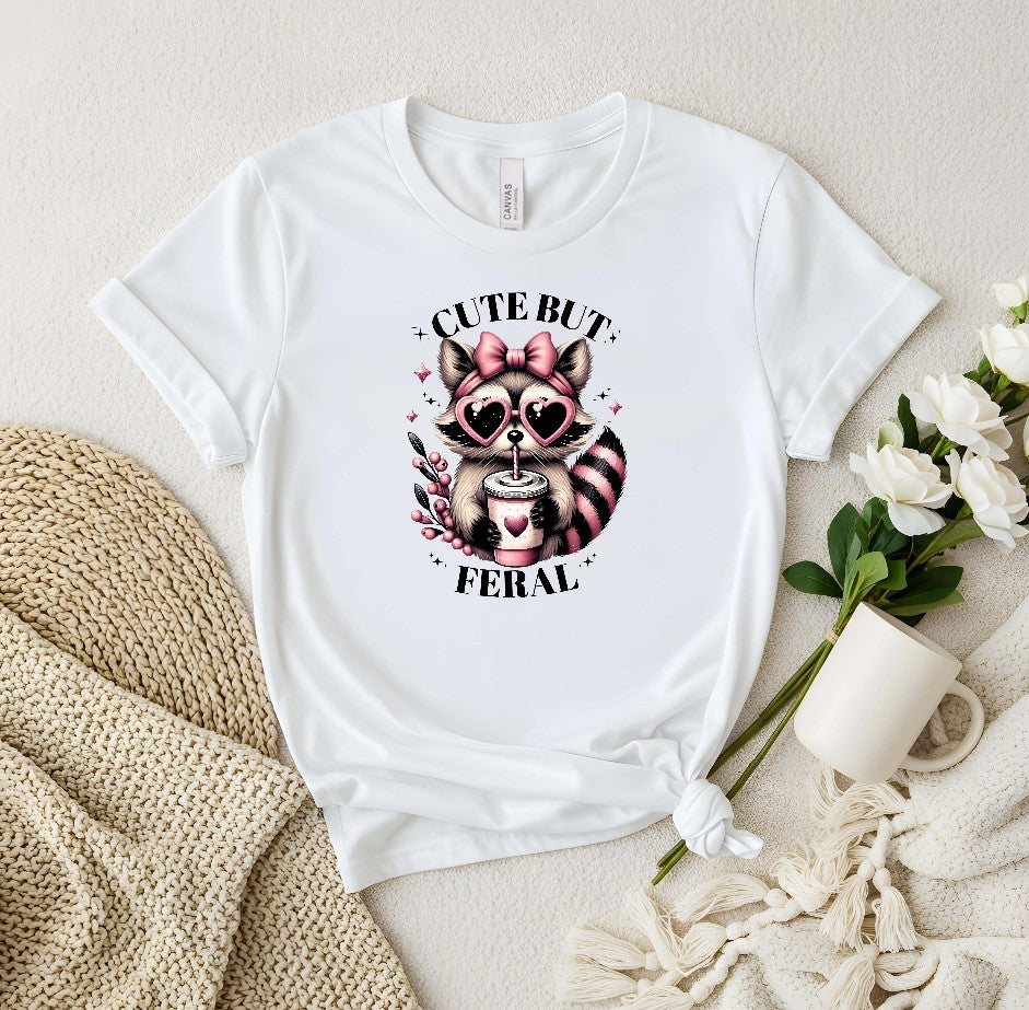 Cute but Feral Short/Long Sleeve Shirt