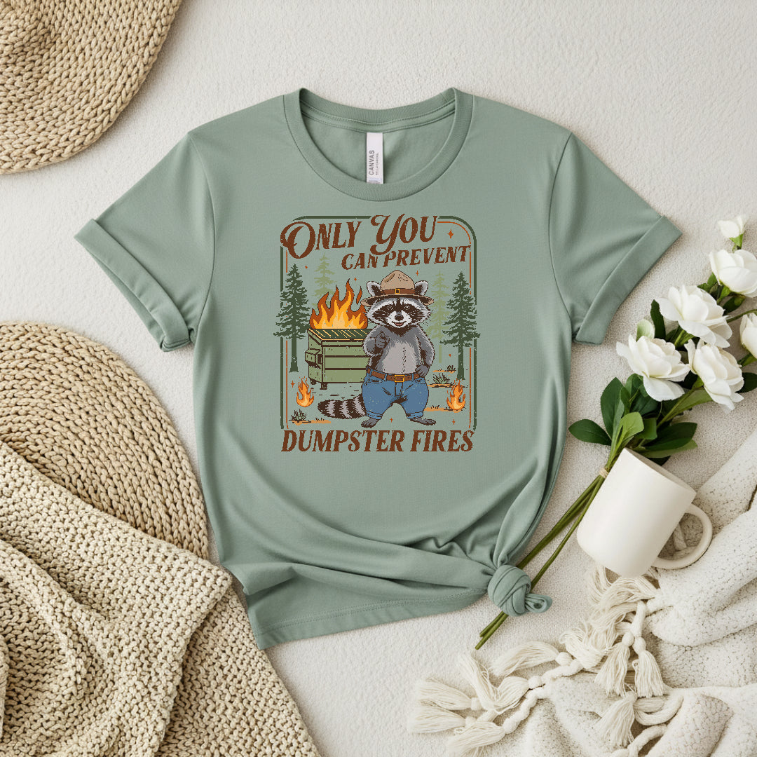 Dumpster Fire Short Sleeve Tee