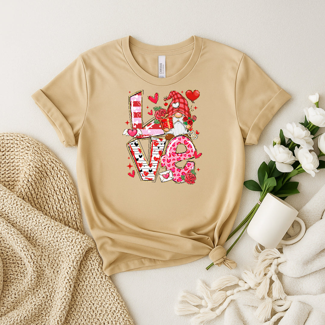 Gnome Love – Women’s Graphic Tee