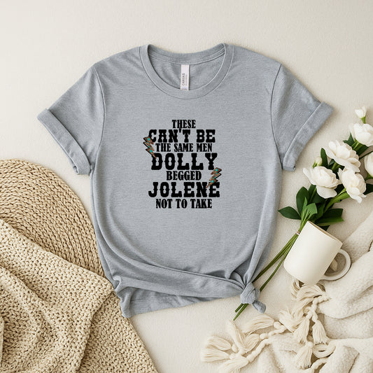 Men Dolly Warned Jolene From | Funny Country Graphic Tee for Women