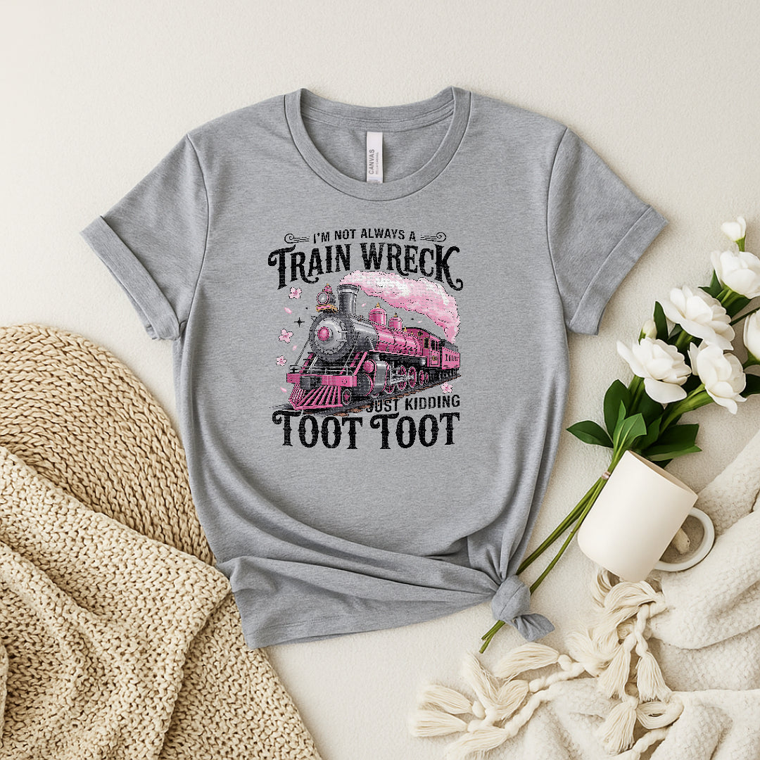 Train Wreck Graphic Tee