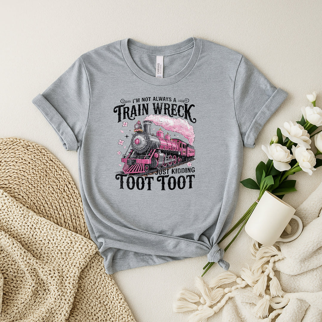 Train Wreck Graphic Tee