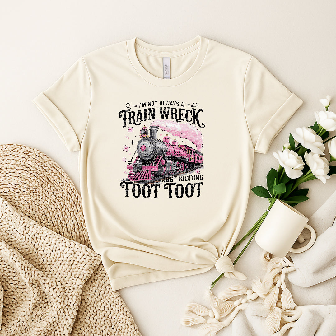 Train Wreck Graphic Tee