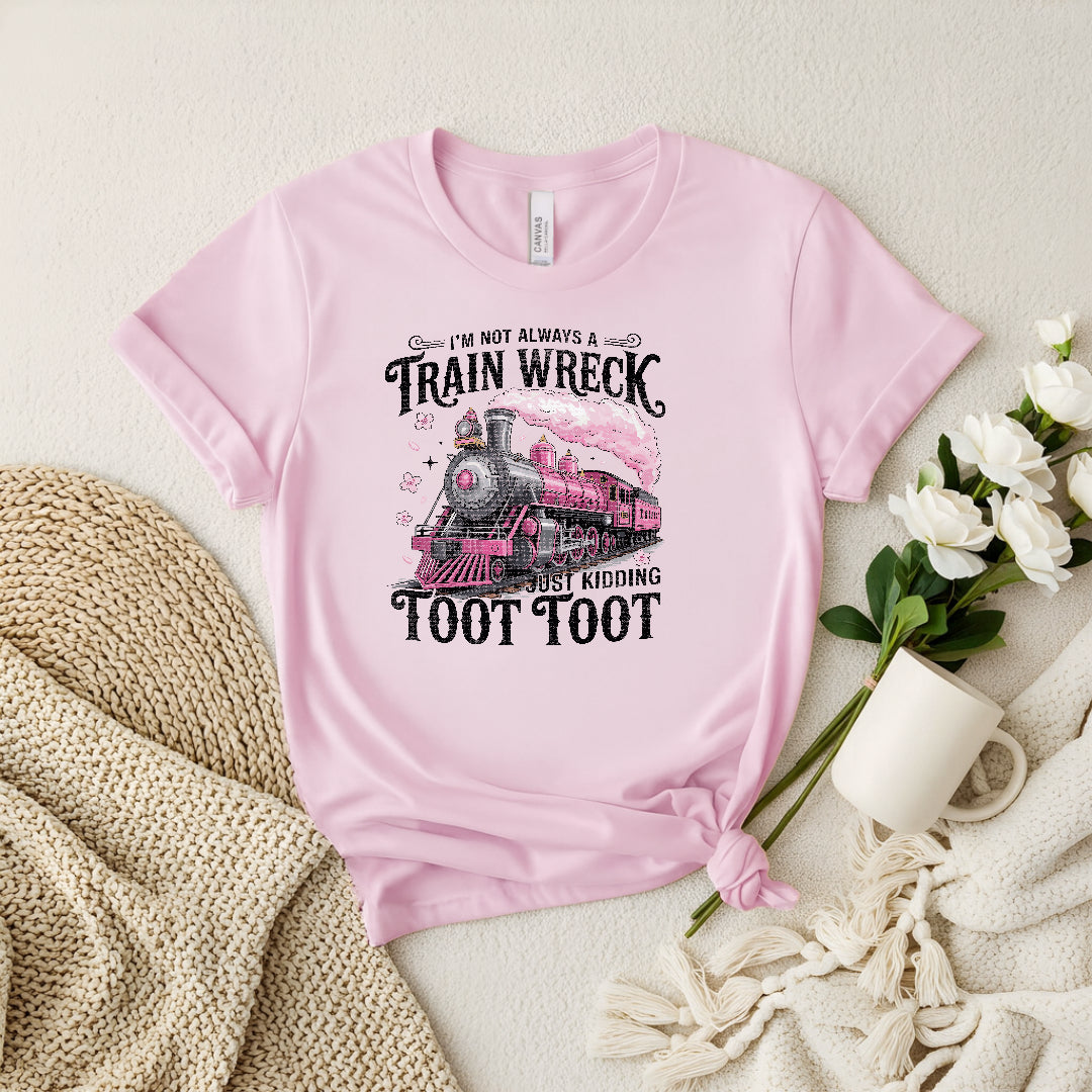 Train Wreck Graphic Tee