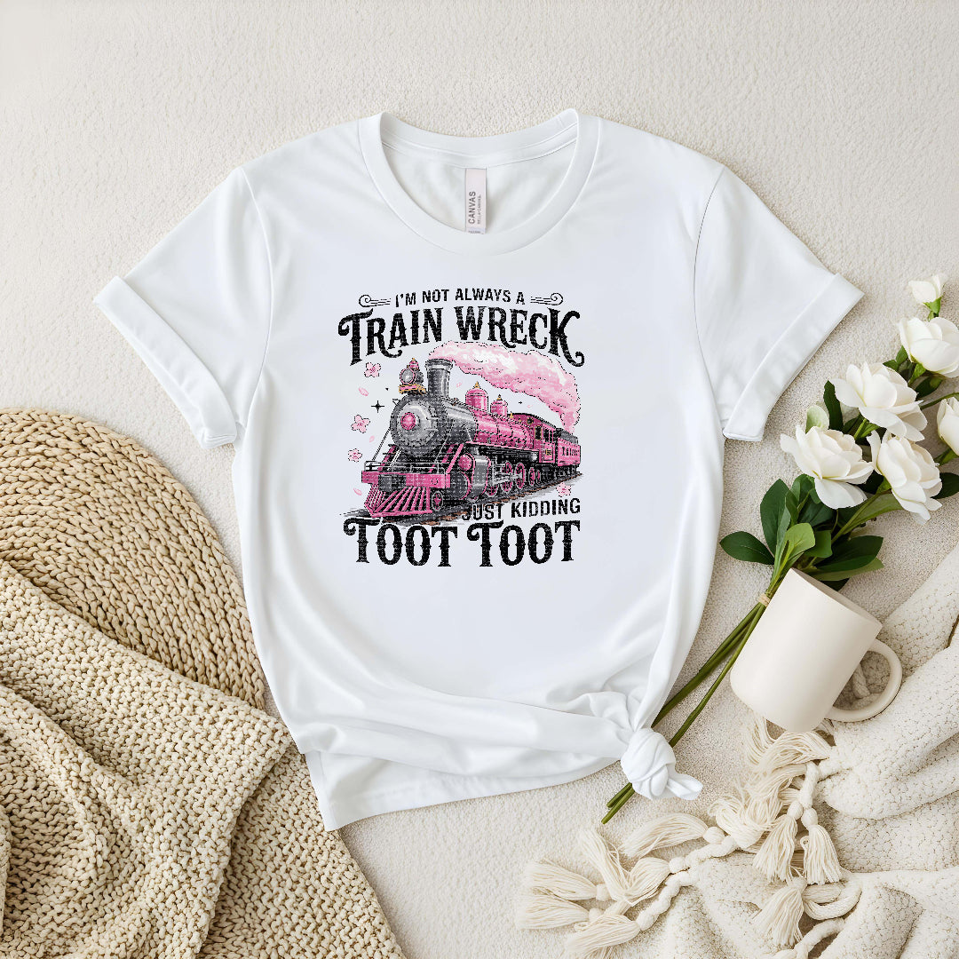 Train Wreck Graphic Tee