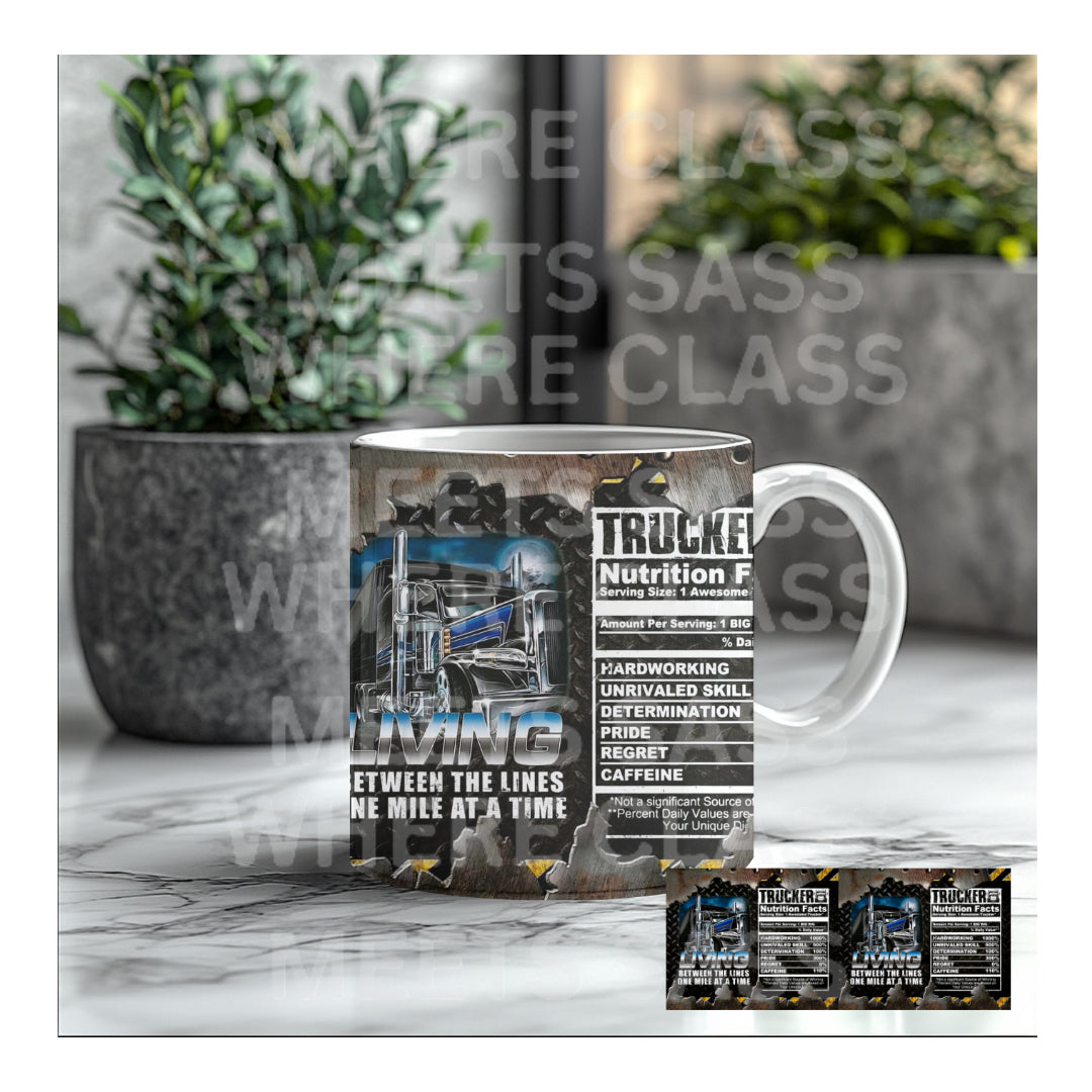 Trucker Coffee Mug 11oz/15oz