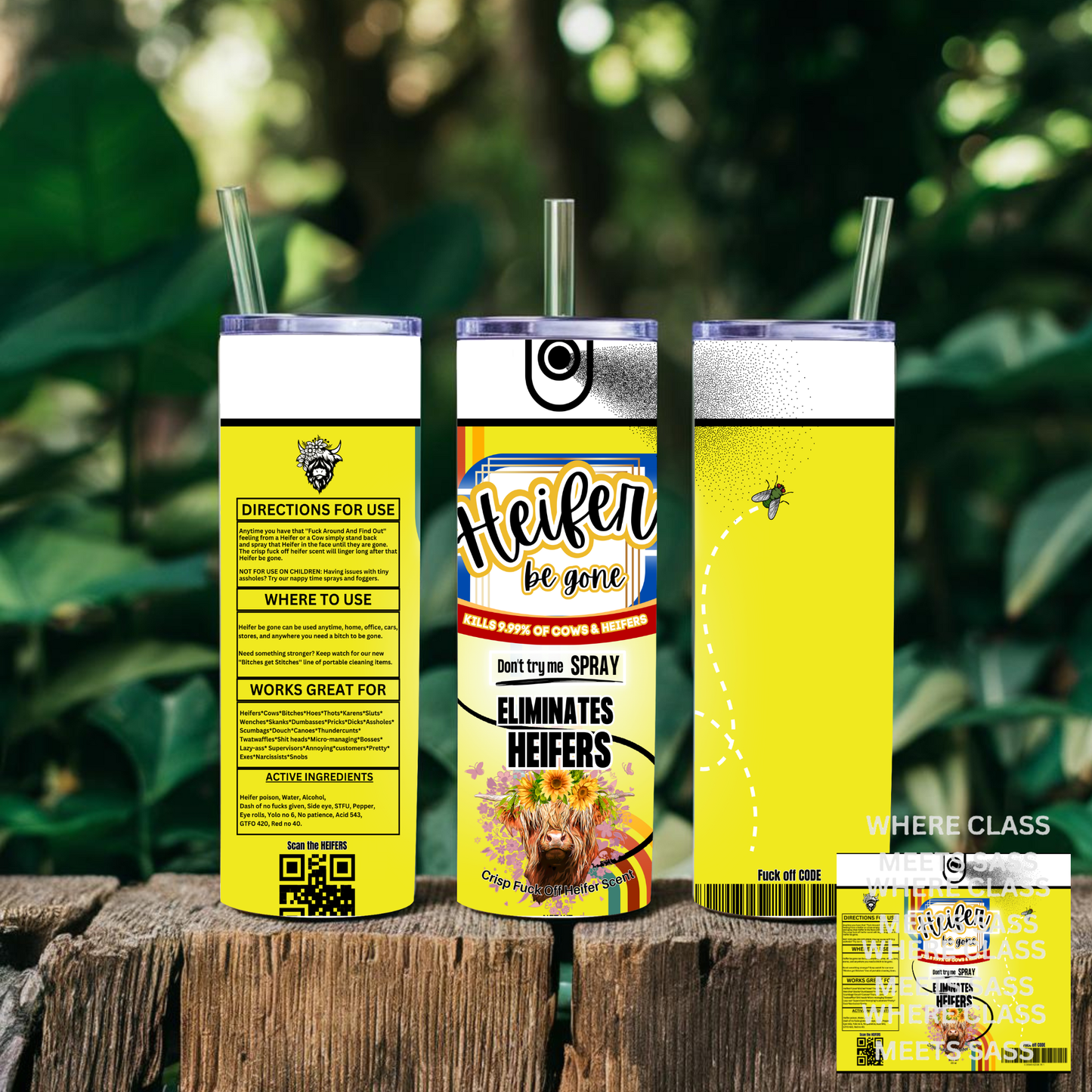 Heifer Repellent 2wm 20 oz Tumbler